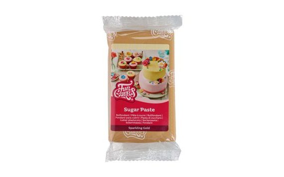 POTAHOVACÍ HMOTA TRBLIETAVÉ ZLATO 250G