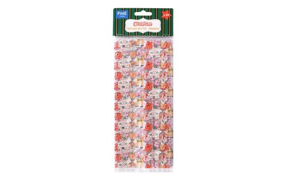 VÁNOČNÍ PLASTOVÉ DÁRKOVÉ SÁČKY - KOUZELNÉ - 20 KS