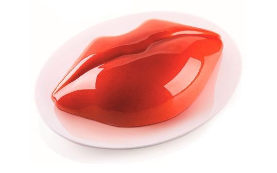 SILICONE 3D DESIGN MOULD LIPS - KISS - BACIO