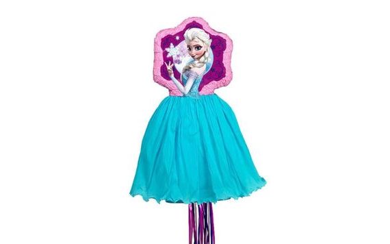 PIŇATA FROZEN ELSA - ĽADOVÉ KRÁĽOVSTVO - 29,5 X 61,8 X 2,7 CM - ŤAHACIA