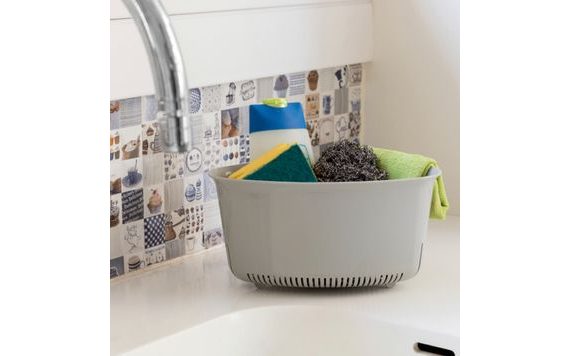 SINK BASKET FOR CLEANING SUPPLIES