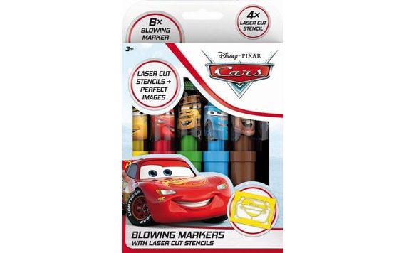 BLOWING MARKERS CARS 6 PCS