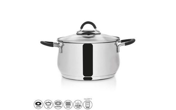 NEREZOVÝ KASTROL DALIE 3,7 L SO SKLENENOU POKLICOU