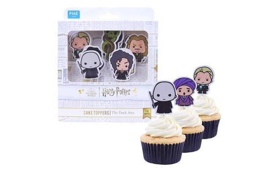 HARRY POTTER CAKE TOPPERS, SET OF 15, DARK ARTS