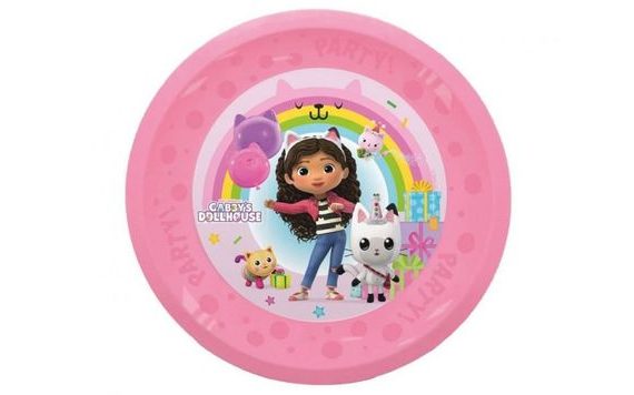 GABBY'S DOLLHOUSE PLASTIC PLATE - 21 CM - 1 PIECE
