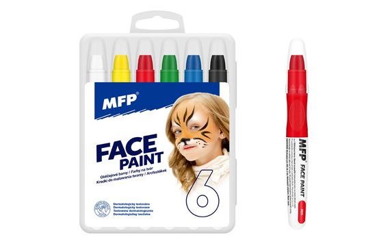 FACE PAINTS - 6 PCS