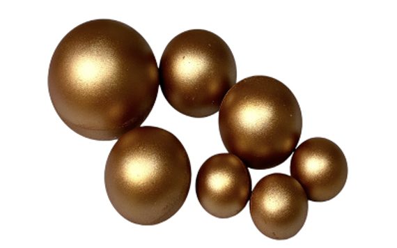 BRONZOVÉ ČOKOLÁDOVÉ GULE