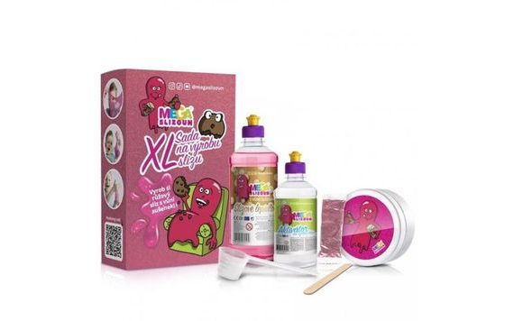 MEGASLIZOUN - XL SLIME MAKING KIT - PINK