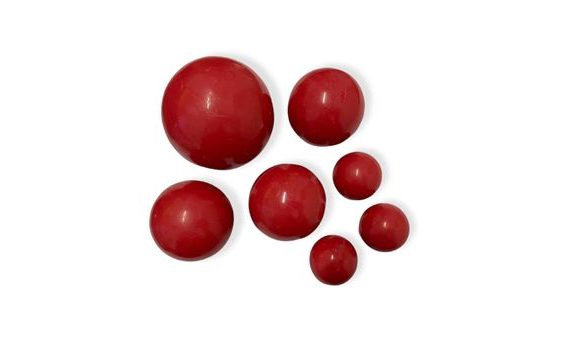 ČERVENÉ ČOKOLÁDOVÉ GULE