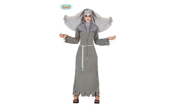 DEVIL NUN COSTUME - SISTER - SIZE M (38-40) - HALLOWEEN