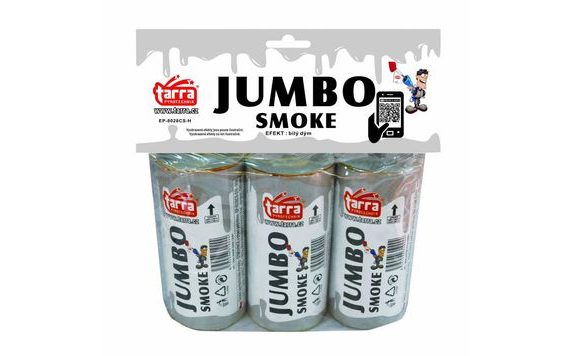 DÝMOVNICE - JUMBO SMOKE - BÍLÁ - 3KS - 16/3 TRHACÍ POJISTKA