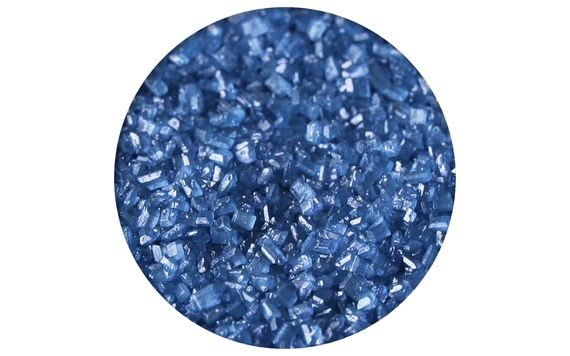 DEKORATÍV KÉK CUKOR - ROYAL BLUE KRISTÁLY 50 G