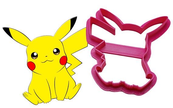 POKÉMON PIKACHU KISZÚRÓ - VÁGÓ 3D NYOMTATÁS