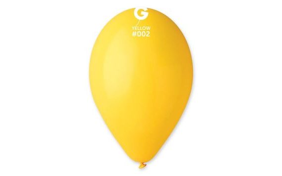 BALONKY 100 KS ŽLUTÉ 26 CM PASTELOVÉ