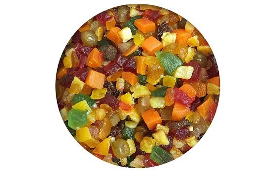 MIXED CANDIED FRUIT AND VEGETABLES 250 G