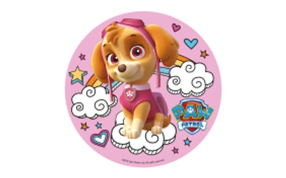 JEDLÝ PAPÍR PAW PATROL - SKYE 20CM - DEKORA