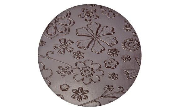 IMPRESSION AND EMBOSSING MAT FLOWER DESIGN