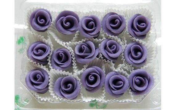 MINI CAKE ROSES - PURPLE