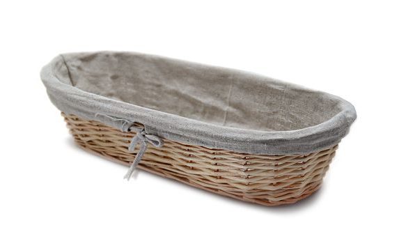 BASKET WITH A CLOTH LINING