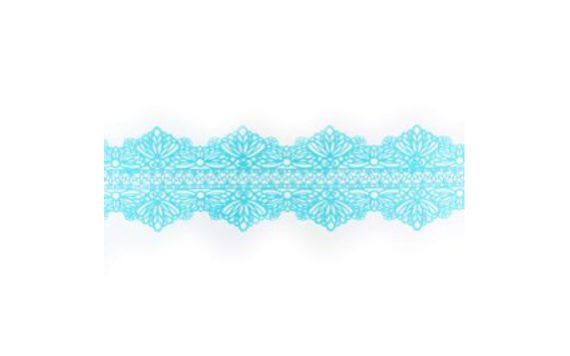 SUGAR LACE – BLUE - WIDTH 6 CM