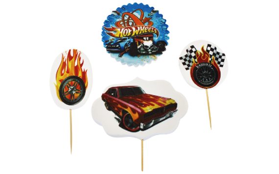 HOT WHEELS – EDIBLE SUGAR/WAFER DECORATION