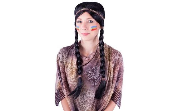 INDIÁNSKA PARUKA RYBANA PRE DOSPELÝCH