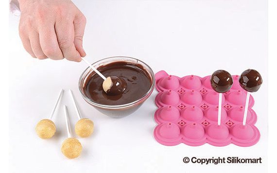 Forma na cake pops - silikon - Silikomart - Cake pops - Cukrářské potřeby -  Svět cukrářů