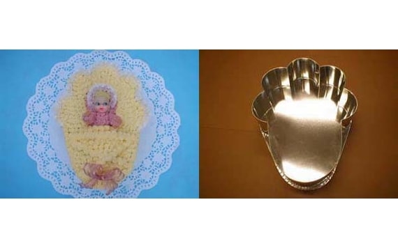 CAKE TIN BABY SMALL 27 CM