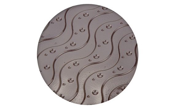 IMPRESSION AND EMBOSSING MAT DESIGN WAVES