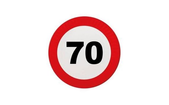TALÍŘE DOPRAVNÍ ZNAČKA 70 - 23 CM - 8KS/BAL.