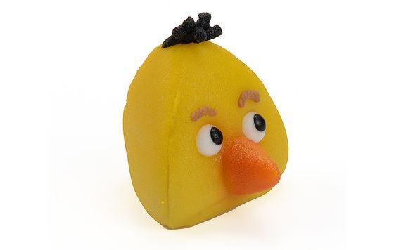 YELLOW BIRD - MARZIPAN CAKE TOPPER