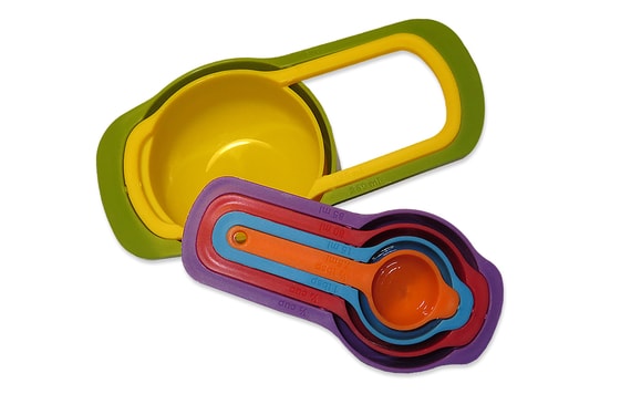 SET OF MEASURING SPOONS 7.5ML - 250ML