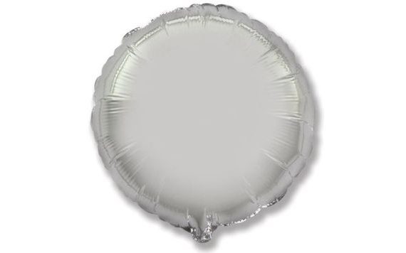 45 CM ROUND SILVER FOIL BALLOON