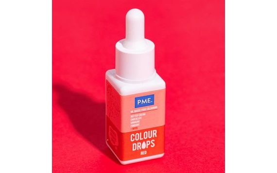 PME COLOUR DROPS – ČERVENÉ BARVIVO 20 ML