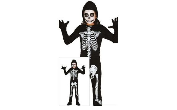DĚTSKÝ KOSTÝM KOSTRA - KOSTLIVEC - VEL.3-4 LET - HALLOWEEN
