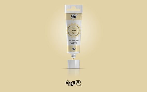 CREAM PROGEL - PROFESSIONAL FOOD GEL PAINT IN A TUBE (CREAM)