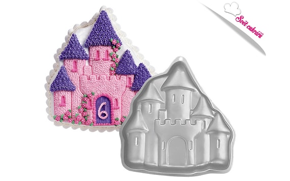 CAKE TIN MAGIC CASTLE 3D