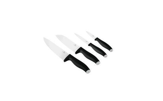 STAINLESS STEEL KNIFE SET 4 PCS MATTE BLACK COLLECTION