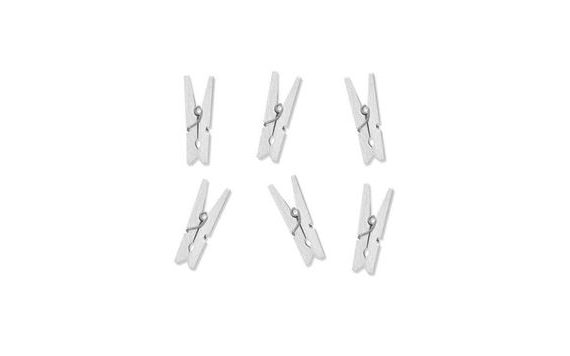 DŘEVĚNÉ KOLÍČKY BÍLÉ - SVATBA - 3 CM - 20KS