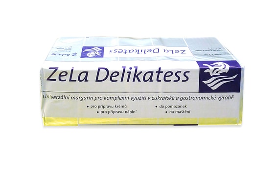 SLEVA: MÁSLOVÝ MARGARIN ZELA DELIKATES 2,5 KG - EXPIRACE 28.3.2019