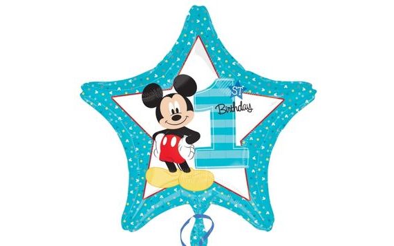 MICKEY 1. NAROZENINY FOLIOVÝ BALÓNEK 43CM
