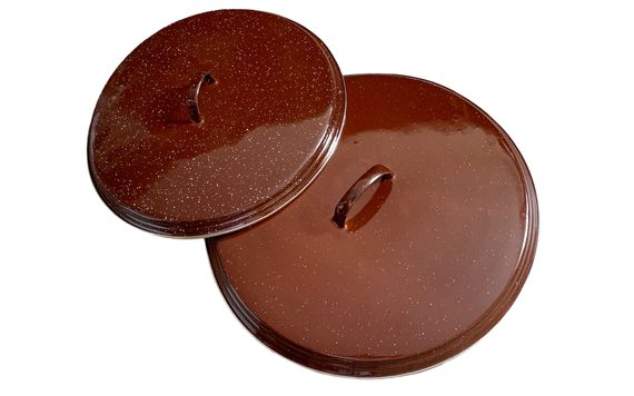 ENAMEL LID 37,5 CM - II. QUALITY