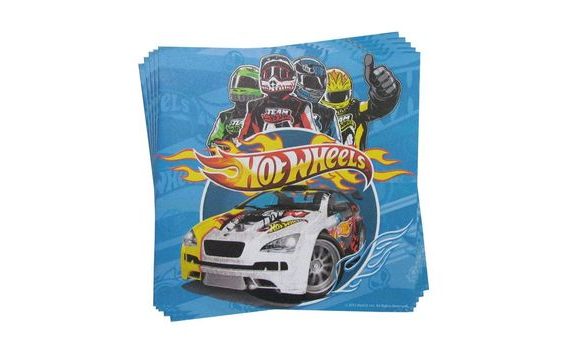 UBROUSKY 33X33 CM - HOT WHEELS TŘÍVRSTVÉ