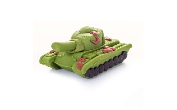 CUKROVÁ DEKORÁCIA NA TORTU – TANK