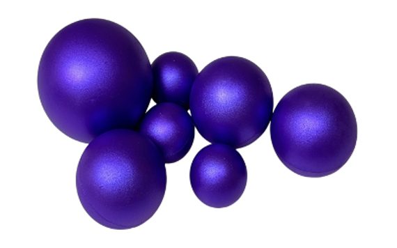 ČOKOLÁDOVÉ GULE FIALOVÁ PERLEŤ