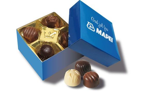 PROMOTIONAL CHOCOLATE GIFT BOX (8 PCS, 88 G) WITH YOUR DESIGN/LOGO – FROM 100 PCS