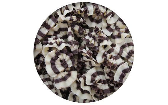 BROWN AND WHITE STRIPED BOWL 50 G