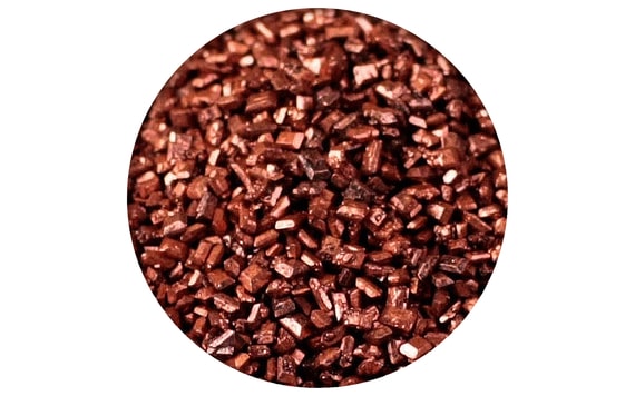 DECORATIVE BRONZE SUGAR - METALLIC BRONZE CRYSTAL 50 G