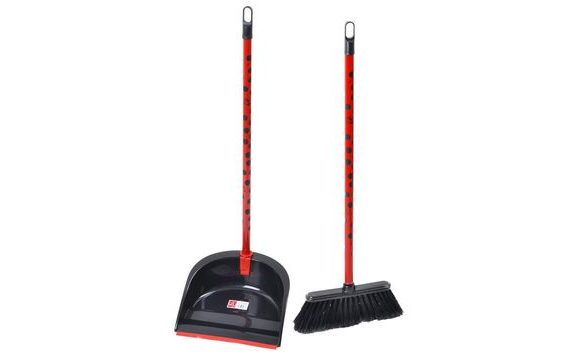 BROOM + DUSTPAN + STICK