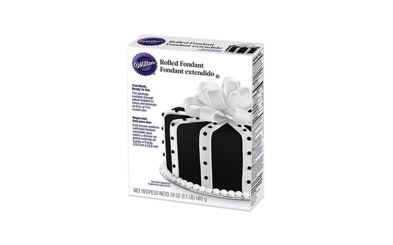 FONDANT WILTON 0,68 KG - BLACK